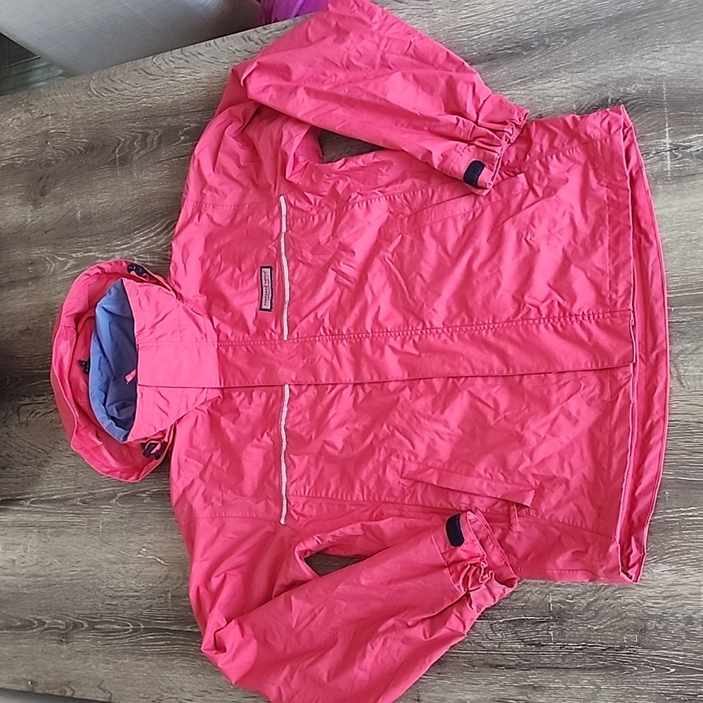 VINEYARD VINES NOR'EASTER 111 Hooded Jacket Unisex Soft Shell Rain Jacket